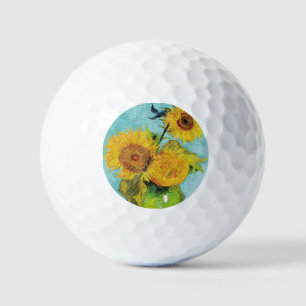 Sunflowers Vincent van Gogh Golf Balls
