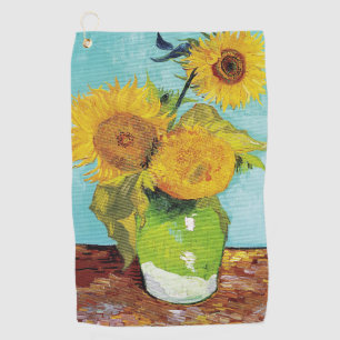 Sunflowers Vincent van Gogh Golf Towel
