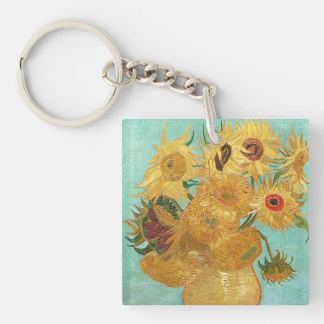 Sunflowers Vincent van Gogh   Key Ring (Front)
