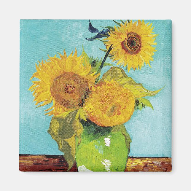 Sunflowers Vincent van Gogh  Magnet (Front)