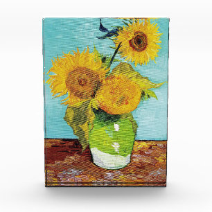 Sunflowers Vincent van Gogh  Photo Block