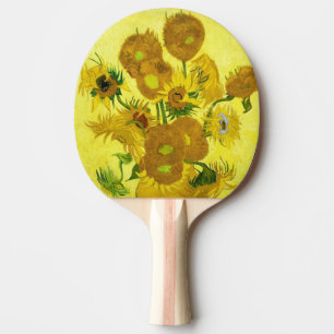Sunflowers Vincent van Gogh Ping Pong Paddle