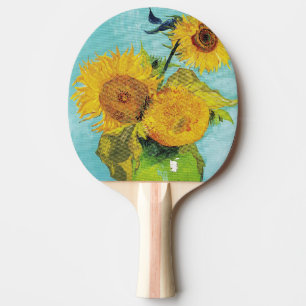 Sunflowers Vincent van Gogh Ping Pong Paddle