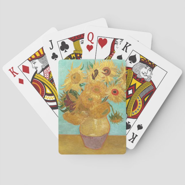 Sunflowers Vincent van Gogh     Playing Cards (Back)