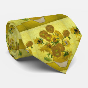 Sunflowers Vincent Van Gogh Tie