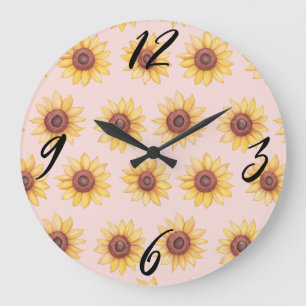 "Sunflowers" Wall Clock