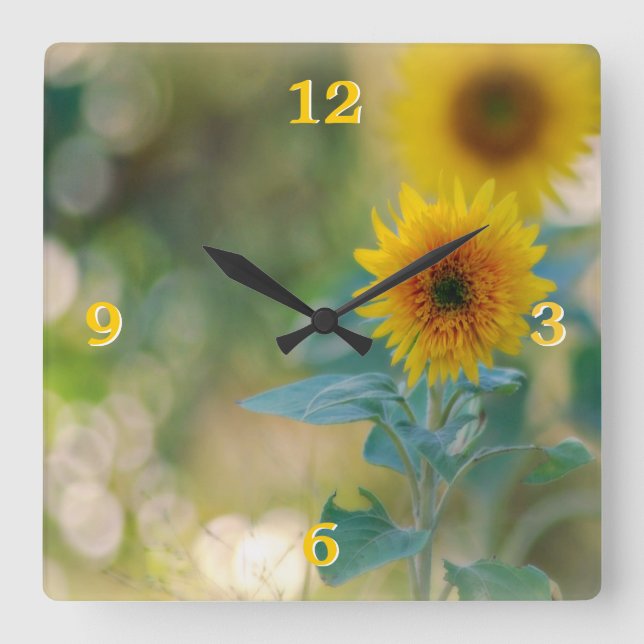 Sunflowers Wall Clock (Front)