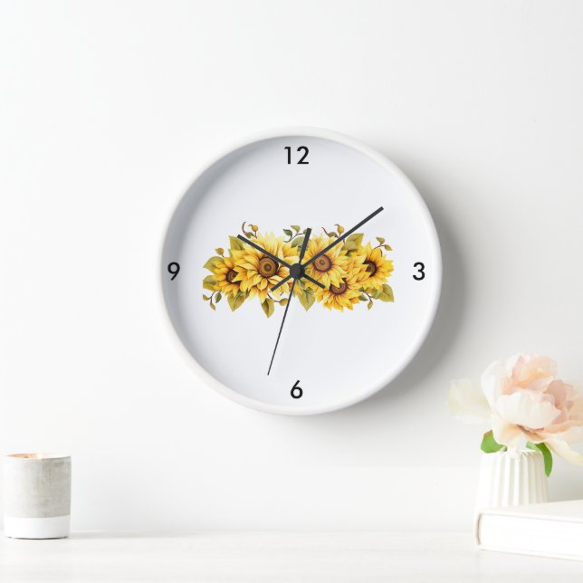Sunflowers Wall Clock (Home)