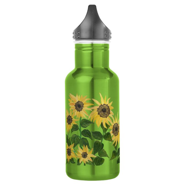 Sunflowers Water Bottle (Left)