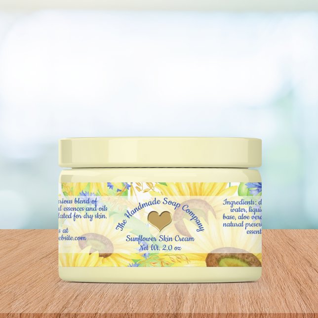 Sunflowers waterproof soap and cosmetics  (Creator Uploaded)