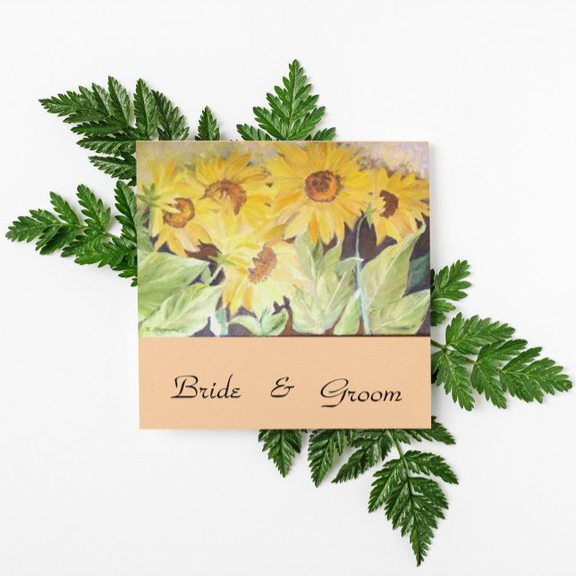 Sunflowers wedding invitation (Creator Uploaded)