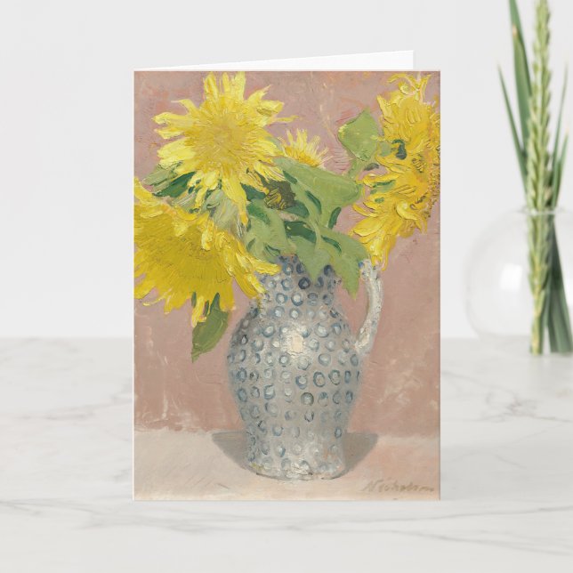 Sunflowers | William Nicholson Card (Front)