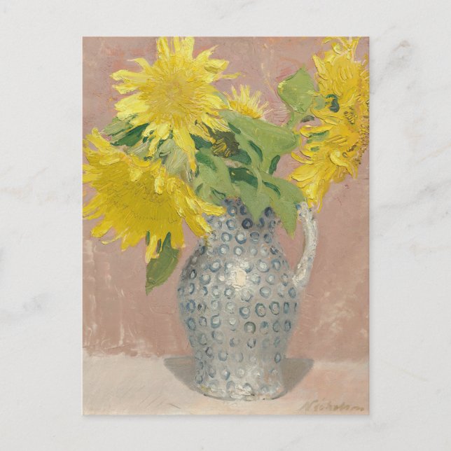 Sunflowers | William Nicholson Postcard (Front)