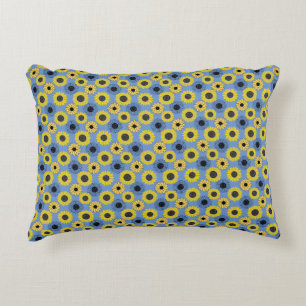 Sunflowers wx4 White BG Decorative Cushion