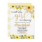 Sunflowers yellow baby shower invitation for girl