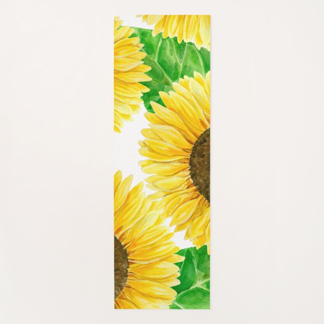 Sunflowers Yoga Mat (Front)