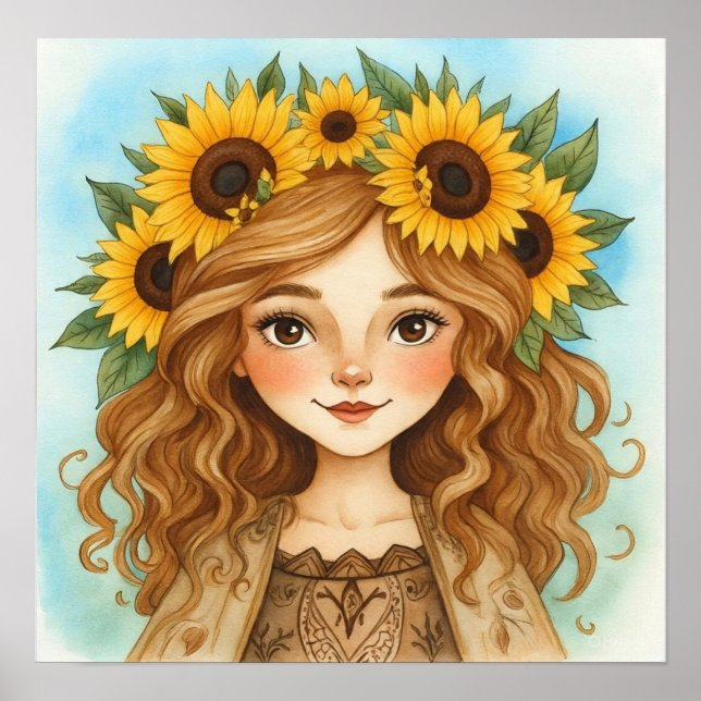 SunFlowerWitch  Poster (Front)