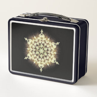 Sunfrost Snowflake Metal Lunch Box