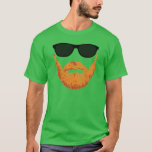 Sunglasses and Red Head Beard T-Shirt<br><div class="desc">Sunglasses and Red Head Beard</div>
