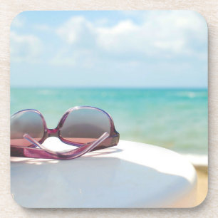 Sunglasses At Beach Coaster