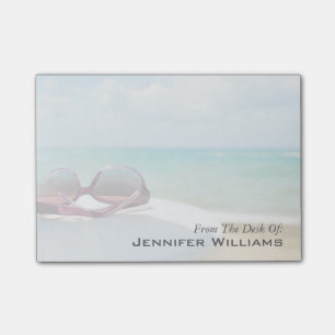 Sunglasses At Beach Post-it Notes