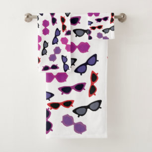 Sunglasses Bath Towel Set