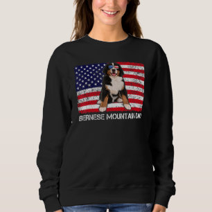 Sunglasses Bernese Mountain Dad Flag American Usa Sweatshirt