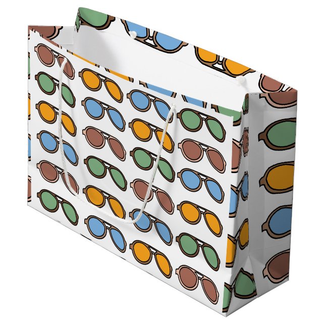 Sunglasses Colourful Summer Sunglasses Large Gift Bag (Front Angled)
