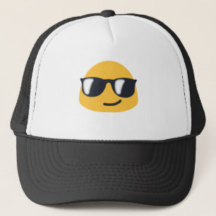 Sunglasses Emoji Trucker Hat
