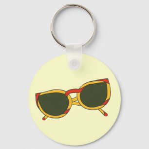 Sunglasses in yellow and red on Keychains