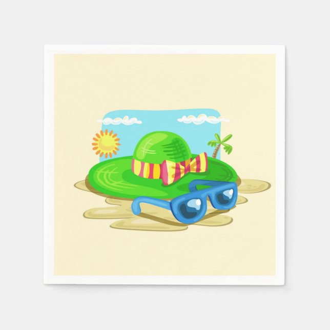 Sunglasses Napkin (Front)