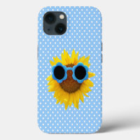 Sunglasses On Sunflower
