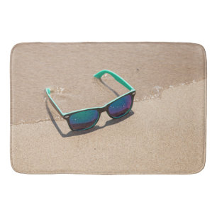 Sunglasses on the Beach Bath Mat