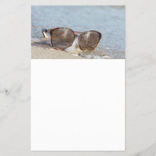 Sunglasses on the beach flyer