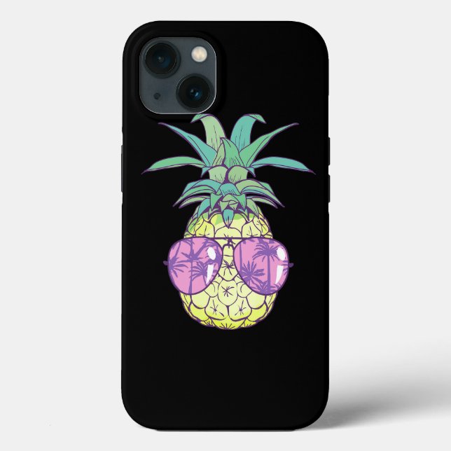 Sunglasses Pineapple Aloha Hawaii Hawaiian Vacatio Case-Mate iPhone Case (Back)
