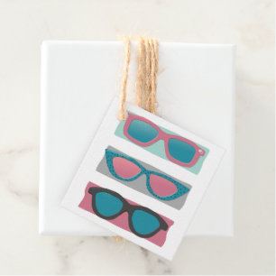 Sunglasses Trio Pink Favour Tags