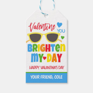 Sunglasses Valentine Favour Tag