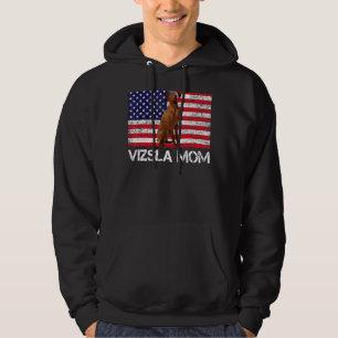 Sunglasses Vizsla Mum Flag American Usa Dog Hoodie
