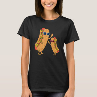 Sunglasses Wiener Hotdog  Foodie Fast Food Cool Ho T-Shirt