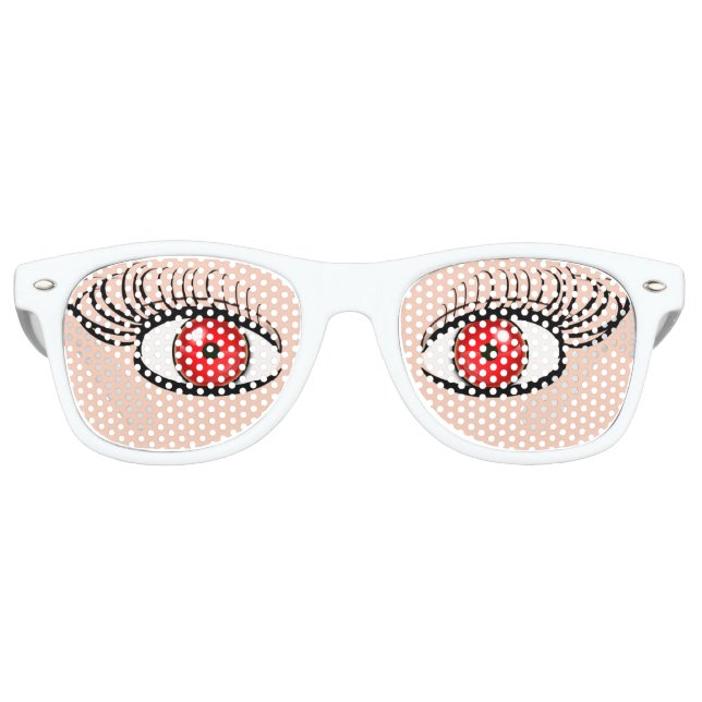 Sunglasses With Red Fake Eyes (Front)