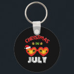 Sungle Christmas In July Summer Vacation  Key Ring<br><div class="desc">Sungle Christmas In July Summer Vacation</div>