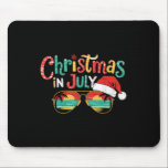 Sungled Christmas In July Summer Xmas Beach Vacati Mouse Pad<br><div class="desc">Sungled Christmas In July Summer Xmas Beach Vacation</div>