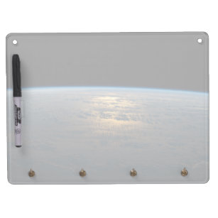 Sunglint Beams Off A Partly Cloudy South Pacific Dry Erase Board With Key Ring Holder