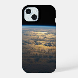 Sunglint Beams Off A Partly Cloudy South Pacific iPhone 15 Case