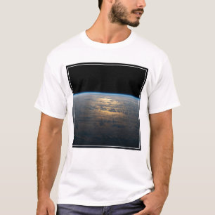 Sunglint Beams Off A Partly Cloudy South Pacific T-Shirt
