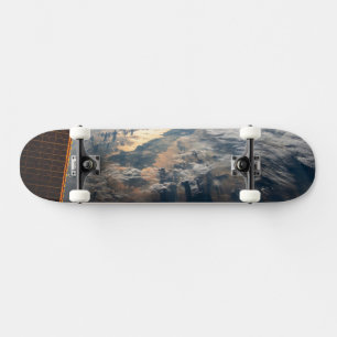 Sunglint Beams Off Celebes Sea In Southeast Asia Skateboard