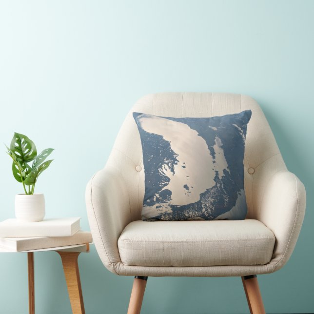 Sunglint Beams Off Lake Michigan Cushion (Chair)