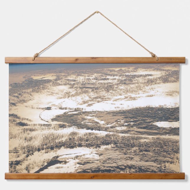 Sunglint Beams Off The Atlantic Ocean Hanging Tapestry (Front)