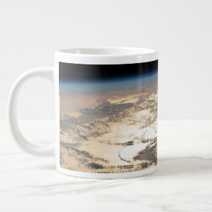 Sunglint Beams Off The Atlantic Ocean Large Coffee Mug