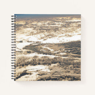 Sunglint Beams Off The Atlantic Ocean Notebook